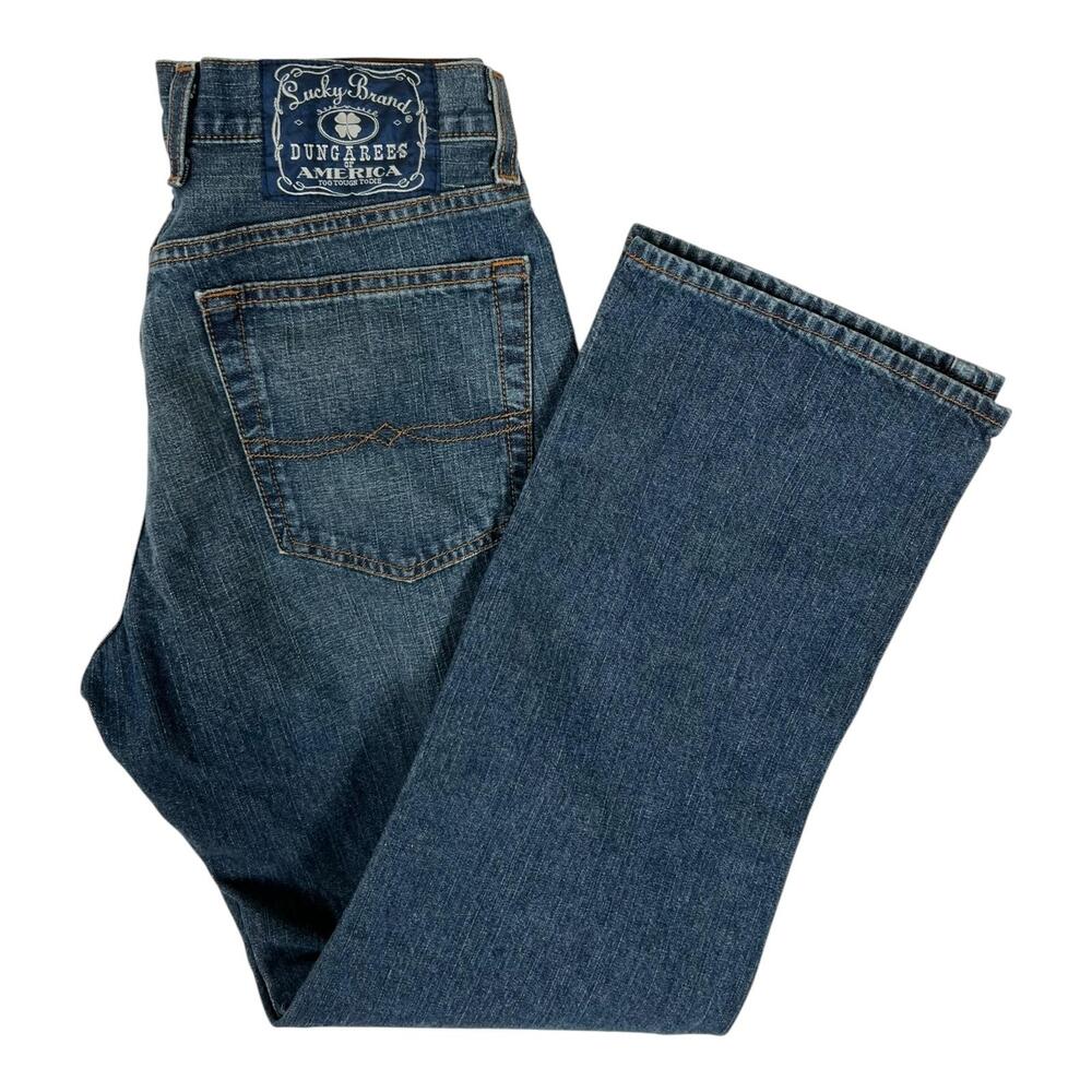 Vintage Lucky Brand Rivington Jeans Mens 30x20 Blue Classic Straight Dungarees